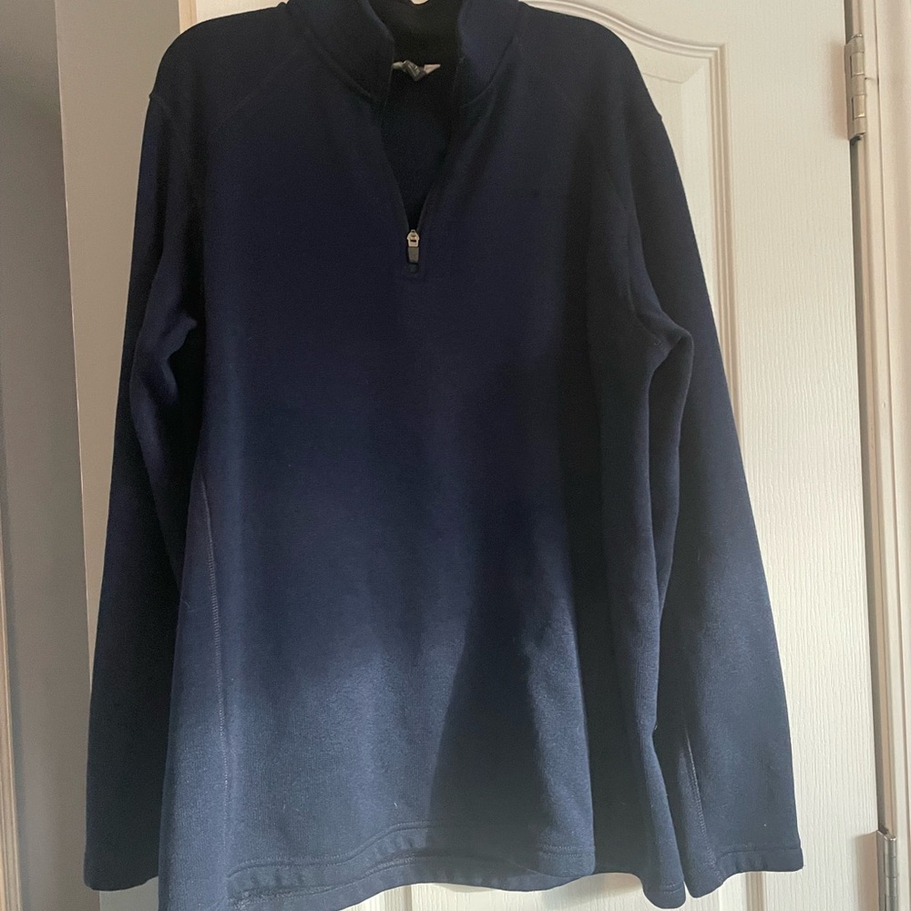Men's Eddie Bauer 1/4 Zip pullover- Navy